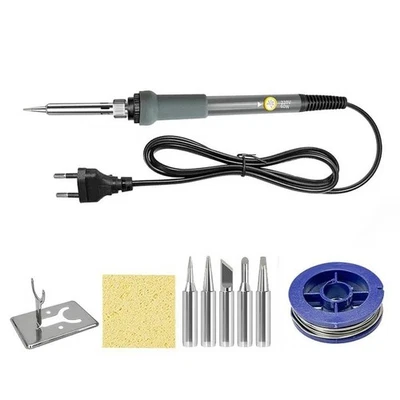 Lötkolben Set 60W Temperatur einstellbar 200 - 450 Grad Celsius 230V Elektrisch - Bild 1 von 4