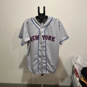 Vintage Majestic New York Mets Grey Jersey Mike Piazza #31 Size XL - Stitched - Picture 1 of 6