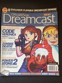 Official Sega Dreamcast Magazine May/June 2000 Issue 5 Resident Evil Shenmue