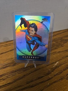 #46 SUPERBOY CLARK KENT 2025 Fleer DC Brilliants Superman BLUE - Picture 1 of 2
