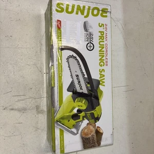NEW Sun Joe 24V-HCS-LTE 24V iON+ Cordless Mini Chainsaw Pruning Saw Kit. - Picture 1 of 2