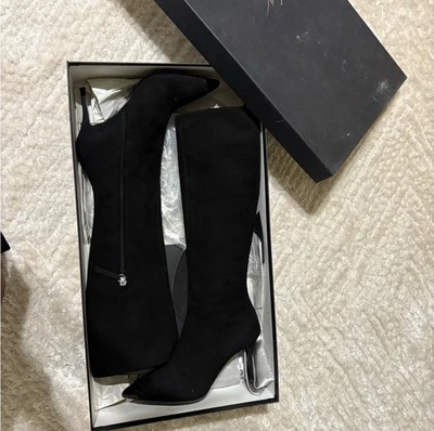 Botas negras de gamuza para mujer Guiesseppe Zanotti talla 6,5 Foto 1 de 3