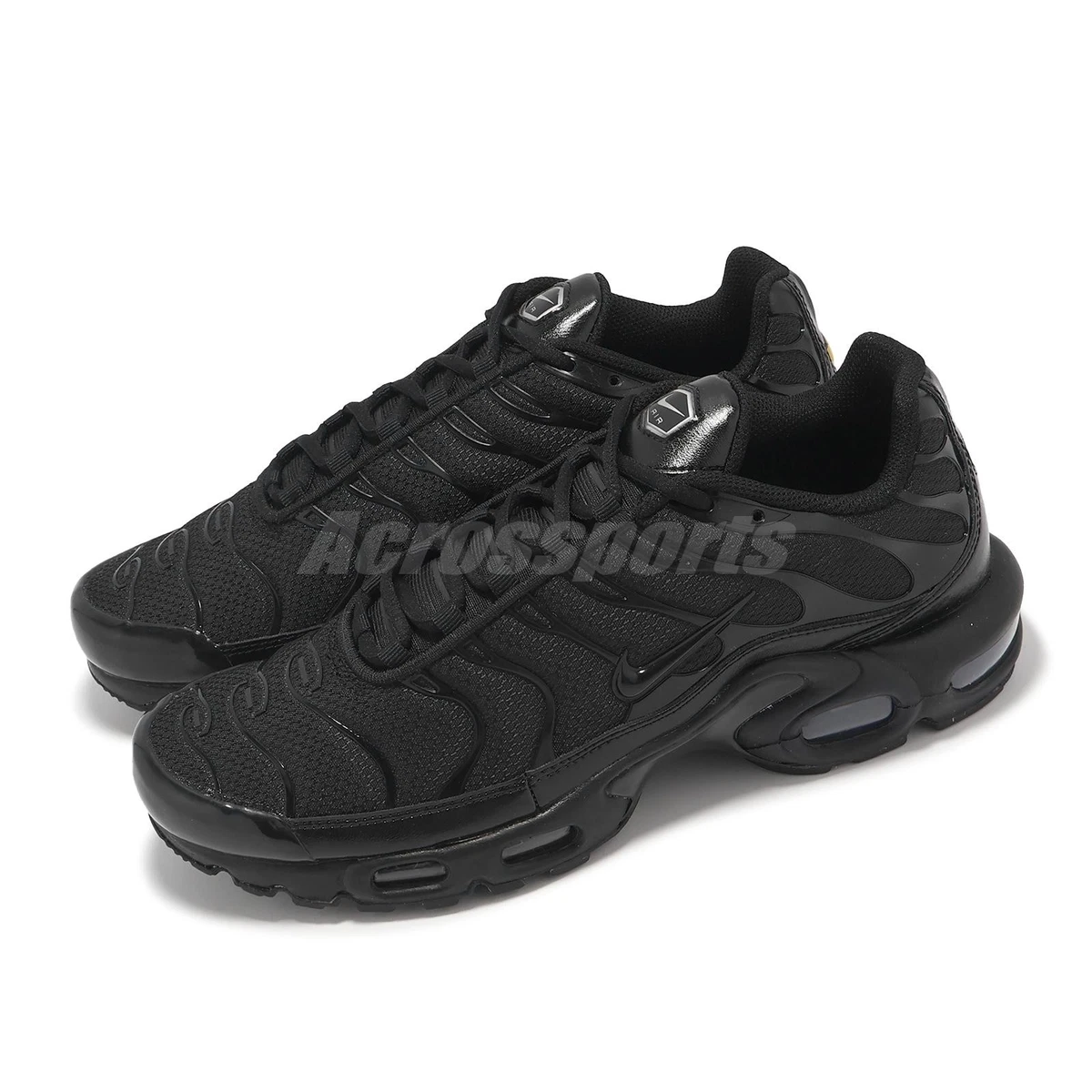 Nike Air Max Plus Low Triple Black | eBay