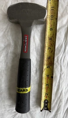 "Martillo trineo bebé cuerpo de metal Sears Craftsman EE. UU. Nos 38527 48 OZ 11""" Foto 1 de 4