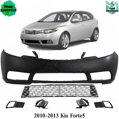 Front Bumper Cover Fascia & Grille Assembly Kit for 2010-2013 Kia Forte5 — 第 1/4 张图片