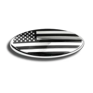 US Flag Black Badge Front Grille Logo Ford C-MAX 2013 - 2015 Emblem - Picture 1 of 6