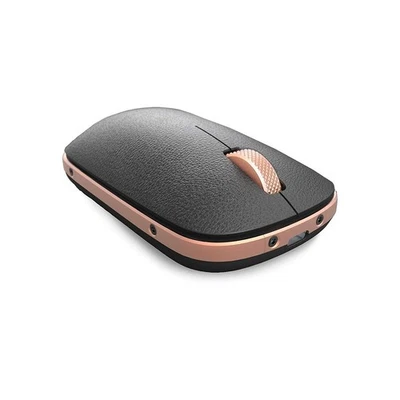 Azio Bluetooth RM-RCM-L-03 Retro Classic Mouse (Artisan), Black and Gold - Image 1 of 2