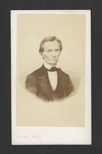 c1860's CDV Photo Card - Early President Abraham Lincoln - Andre Disderi, Paris - Picture 1 of 3