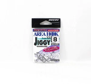 Decoy AH-12 Jiggy Barbless Area Plugging Single Lure Hooks Size 8 (1205) - Imagen 1 de 6
