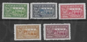 China NE Prov Sc 36-40, Return Capitol, Mint Light Hinged, Fresh Color - Picture 1 of 2