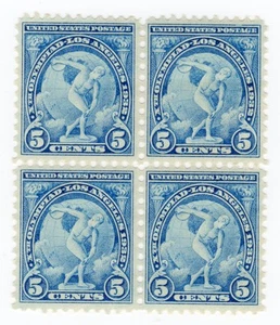 Scott #719 Myron's Discobolus Block of 4 Stamps - MNH #4 VF/XF - Picture 1 of 2