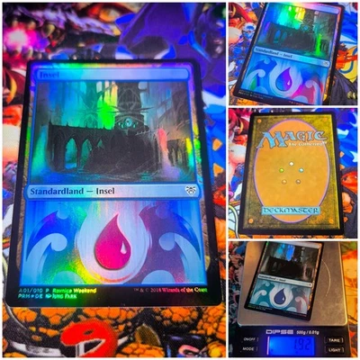 MTG Island V.1 🇩🇪 Nm Guild-themed Land Ravnica Weekend Promo FOIL A01/010 OG - Bild 1 von 4