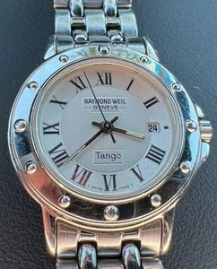 RAYMOND WEIL Tango 5360 Ladies Watch Stainless Steel 27mm Authentic - Pre-Owned - Picture 1 of 11