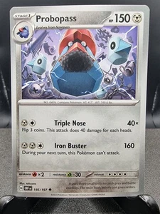 Probopass - 146/197 - Obsidian Flames - Pokemon Card - Mint/NM - Imagen 1 de 1