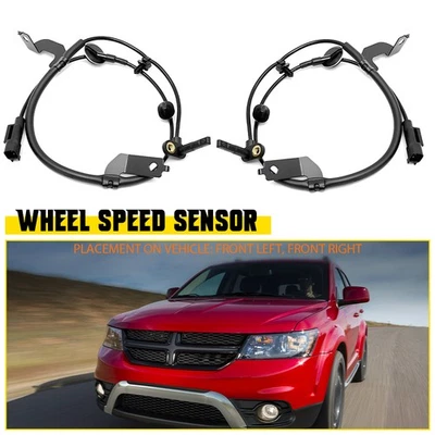 2 x ABS Speed Sensor Front Left & Right Side Fit for Dodge Journey 2009-2019 Foto 1 de 4