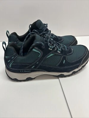 L.L. Bean Trail Modelo Hiker 4 Mujer 11 M Ventilado Bajo Senderismo Zapatos Azul Foto 1 de 4