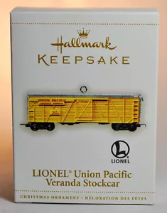 Hallmark: Lionel Union Pacific Veranda Stockcar - 2006 - Keepsake Ornament - Picture 1 of 3