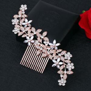 Wedding Diamante Crystal Hair Comb Pins Clip Rhinestone Bridal Hair Accessories*