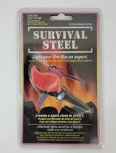 Survival Steel All Weather Fire Starter: Outdoorsman Model New - Picture 1 of 3