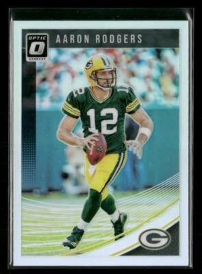 2018 Donruss Optic #37 Aaron Rodgers Holo - Image 1 of 2