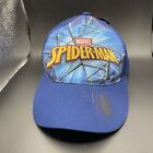 Spiderman Dziecięca regulowana czapka z daszkiem niebieska