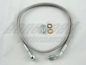Master to Slave Cylinder Complete Stainless Clutch Line 2003-2006 Mitsubishi EVO - Picture 1 of 2