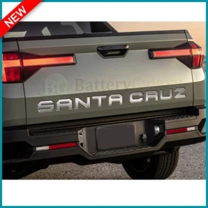 2025 Chrome Tailgate Letters for HYUNDAI SANTA CRUZ ABS Plastic 3D Inserts - Picture 1 of 4