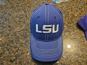 LSU TIGERS One Fit Hat Cap OSFM Stretch Logo Top of the World NCAA - Picture 1 of 6