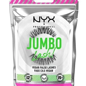 X5 NYX Jumbo Lash Vegan False Eyelashes - Fringe Glam Black Qty 5 - Picture 1 of 5
