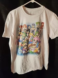 Sailor Moon Full Cast Vintage T Shirt Tee Printed Large - Picture 1 of 6