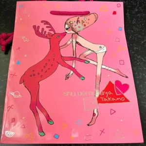 Shu Uemura x Takano Aya Shop Bag Paper Bag Collaboration Daily necessities f05 - Picture 1 of 3