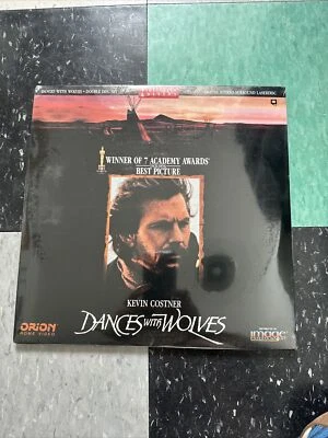 Dances With Wolves - Laserdisc - Kevin Costner Movie NEW - FACTORY SEALED - RARE - Image 1 of 2
