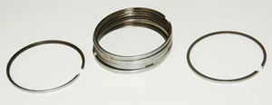 10x Goetze 53,7mm 2mm Chrom L-Kolbenring MAHLE Standard-Kolben Maico 125cm³ Neu - Bild 1 von 6