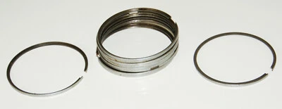 10x Goetze 53,7mm 2mm Chrom L-Kolbenring  MAHLE Standard-Kolben Maico 125cm³ Neu - Bild 1 von 4