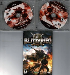 Blitzkrieg PC New Factory Sealed 2 Cd Rom Set and 78 Page Manual War Game - Picture 1 of 2