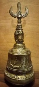 🕉️ TIBETAN BUDDHIST MEDITATION BELL - BUDDHISM- HINDU- TIBET- YOGA 🕉️ - Picture 1 of 8