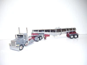 DCP PRIMERA MARCHA 1/64 NORTH COAST VINO PETERBILT 389 CABINA CORTA Y CISTERNA POLAR CROMADA - Imagen 1 de 11