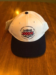 Cappello Berretto Snapback Super Bowl XXXIV 2000 Atlanta Georgia Vintage NFL NUOVO CON ETICHETTE - Foto 1 di 8