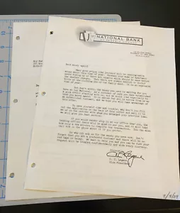 1957 PATERSON NJ FIRST NATIONAL BANK Letterhead Stationery - Picture 1 of 10