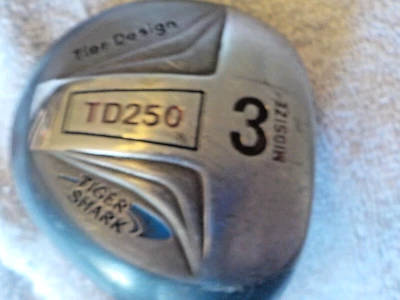 A "Used" Tiger Shark "Tier Design" TD 250, 15 Degree Loft #3 Fairway Club! - Image 1 of 4