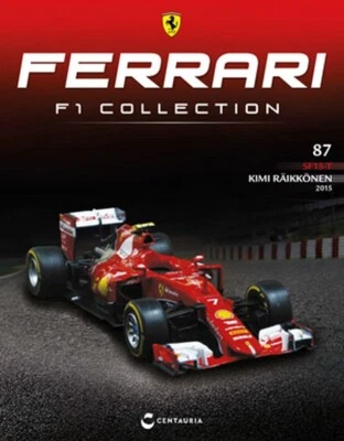 NEW IXO 1:43 F1 FERRARI SF15-T - Kimi Raikkonen 2015 - Belgian GP +Magazine - Immagine 1 di 4