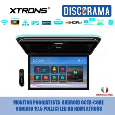 MONITOR POGGIATESTA  ANDROID OCTA-CORE SINGOLO 19.5 POLLICI LED HD HDMI XTRONS - Immagine 1 di 4