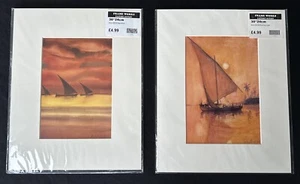 Paar arabische Dhow Drucke (30x24 cm) mit passenden Rahmen (36x30cm) - Bild 1 von 9