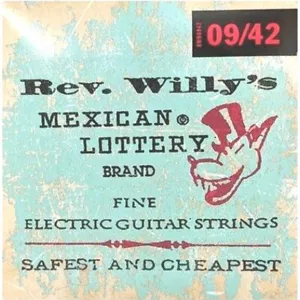 Dunlop RWN0942 'Rev Willy's Mexican Lottery Brand Electric strings 9-42 - Picture 1 of 1