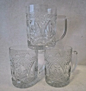 Cristal D'Arques Duand Klarglas Fächer Diamant Becher - Bild 1 von 6