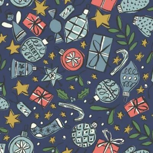 Christmas Patchwork Fabric - A Festive Collection by Liberty - $7.50 Fat Quarter - Picture 1 of 5