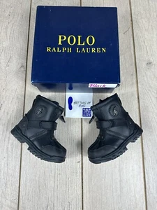 Polo Ralph Lauren "Black Conquered High" Toddler Size 5 998826 - Picture 1 of 6