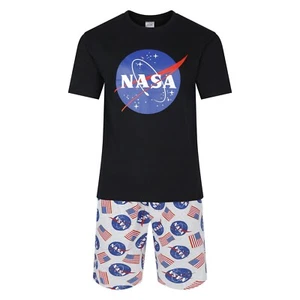 Mens Short Pyjama Set NASA Space Explorer PJ Sets Sleep Lounge Wear S to XL New - Picture 1 of 1