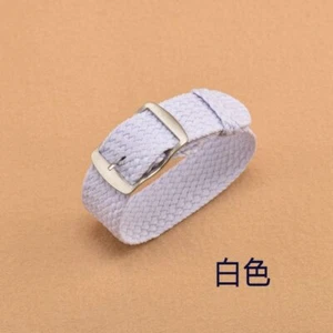 Nylon Watch Band 14 16 18 20mm 22mm Replacement Weave Fabric Canvas Watch Strap - Picture 1 of 25