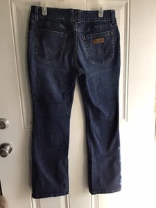 Wrangler 9MWZSD Boot Cut Stretch Denim Blue Jeans Women’s 13 /32 X 29 - Imagen 1 de 5